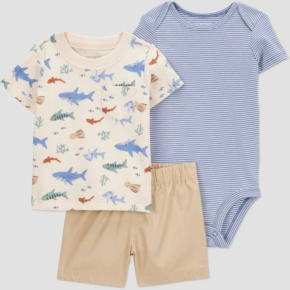 Carter's Baby Boys' Sea Creature Shark Outfit 12M