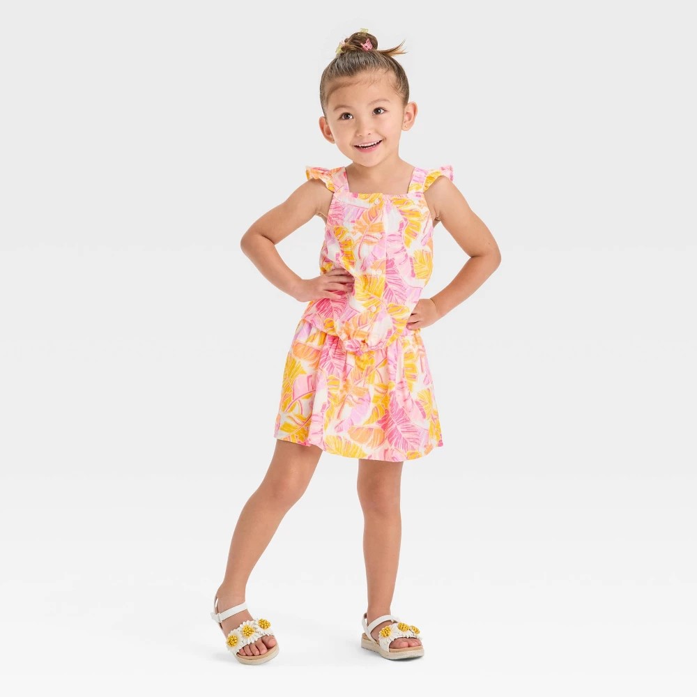 Cat & Jack Toddler Girls' Warm Palm Skort Set 5T