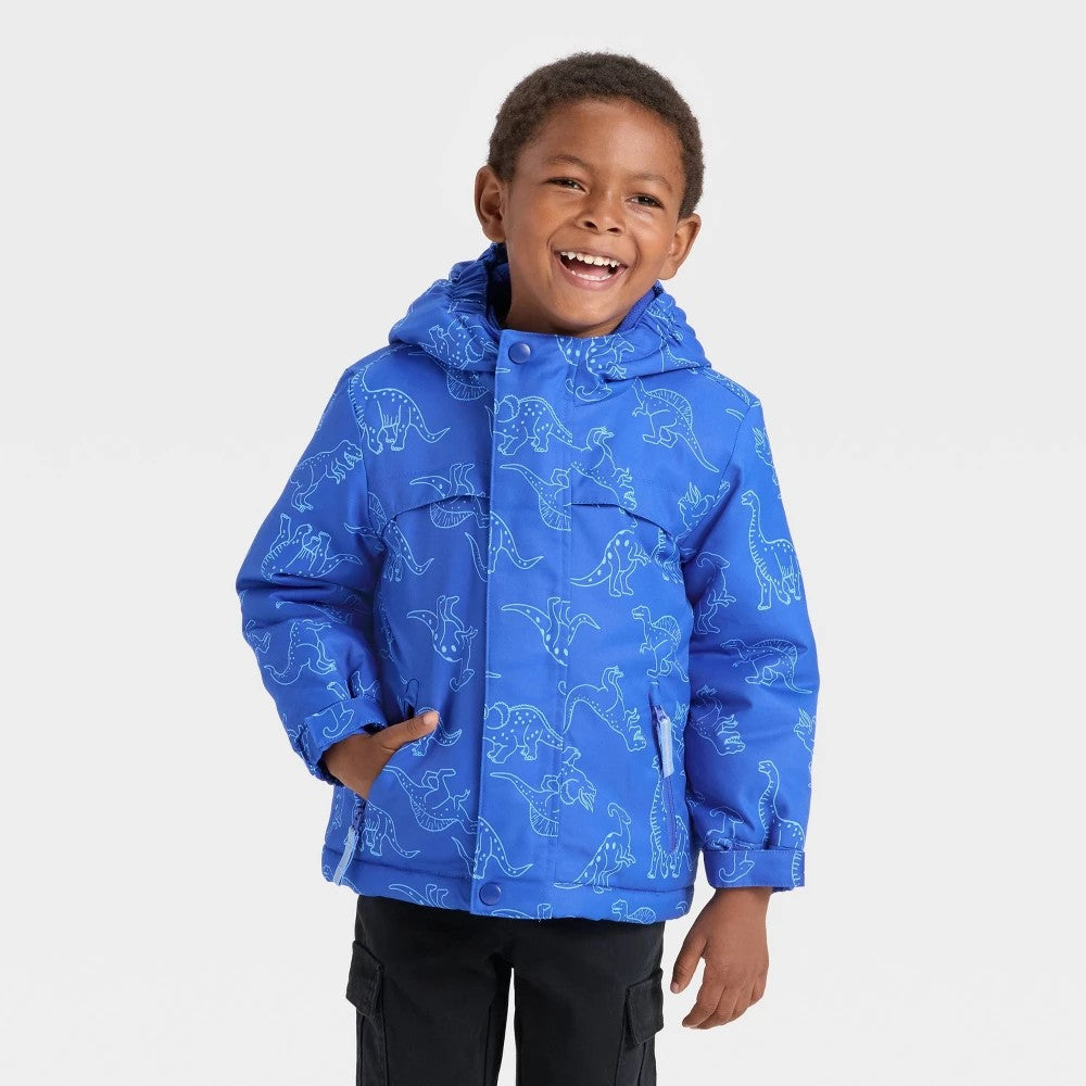 Cat & Jack Toddler Boys' Dino 3-in-1 Snowplay Jacket 18M