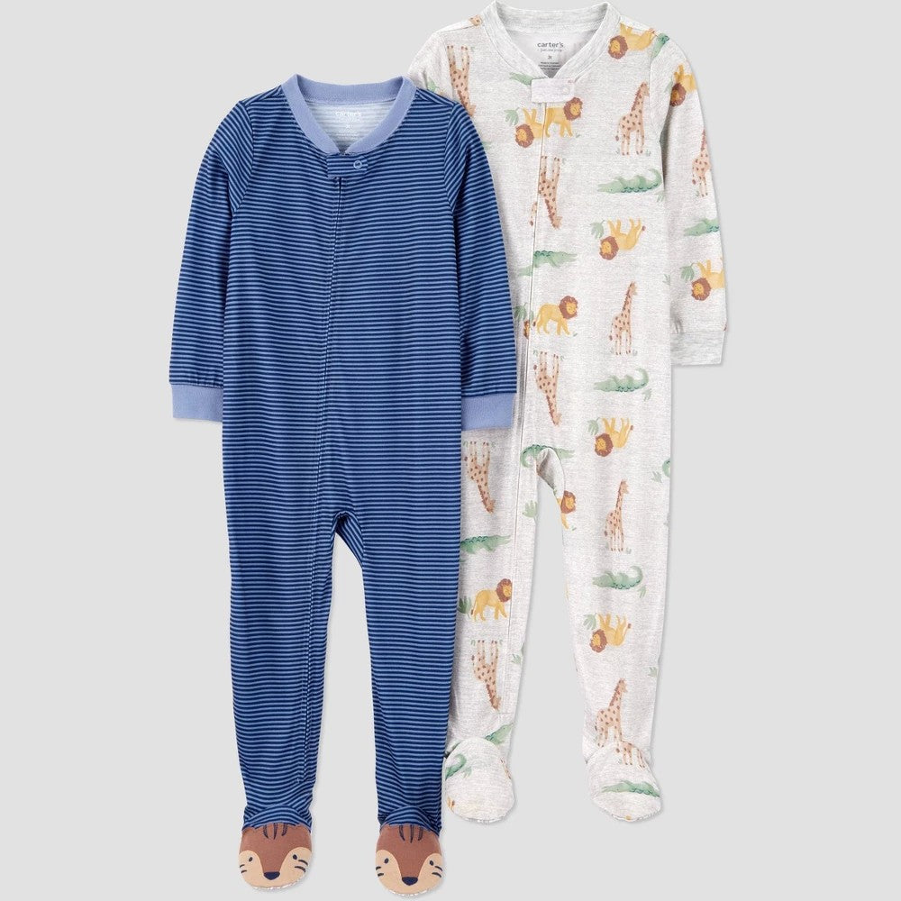 Carter's Just One You Toddler Boys' 2-Pack Pajamas 3T Blue/Gray