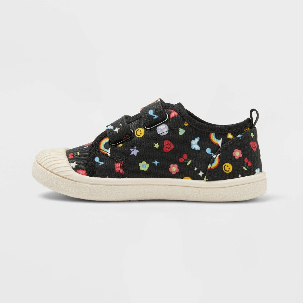 Toddler Parker Sneakers - Cat & Jack™ Black/Red 11T - Girl