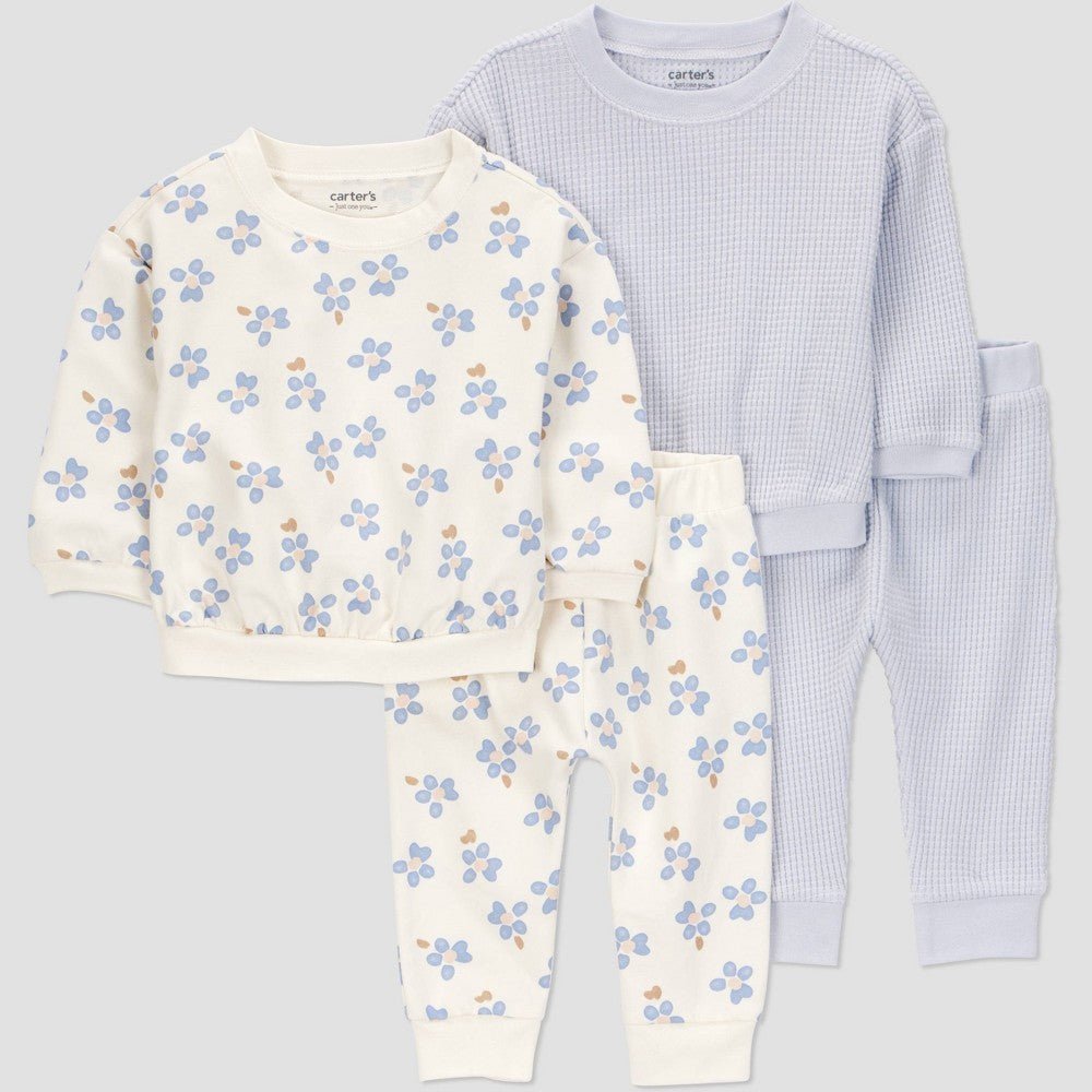 Carter's Just One You Baby Girls' 4pc Floral Set - Newborn