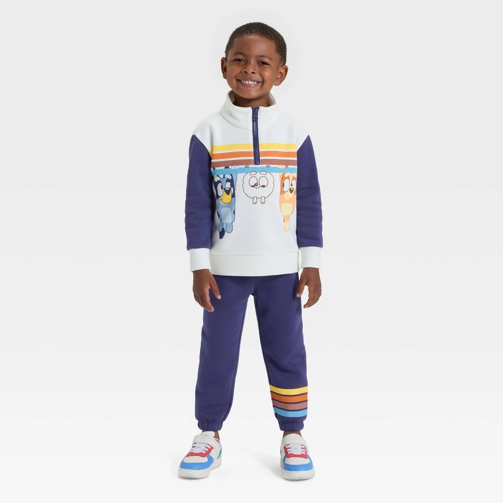 Bluey Toddler Boys' 2pc Fleece Set Size 18M