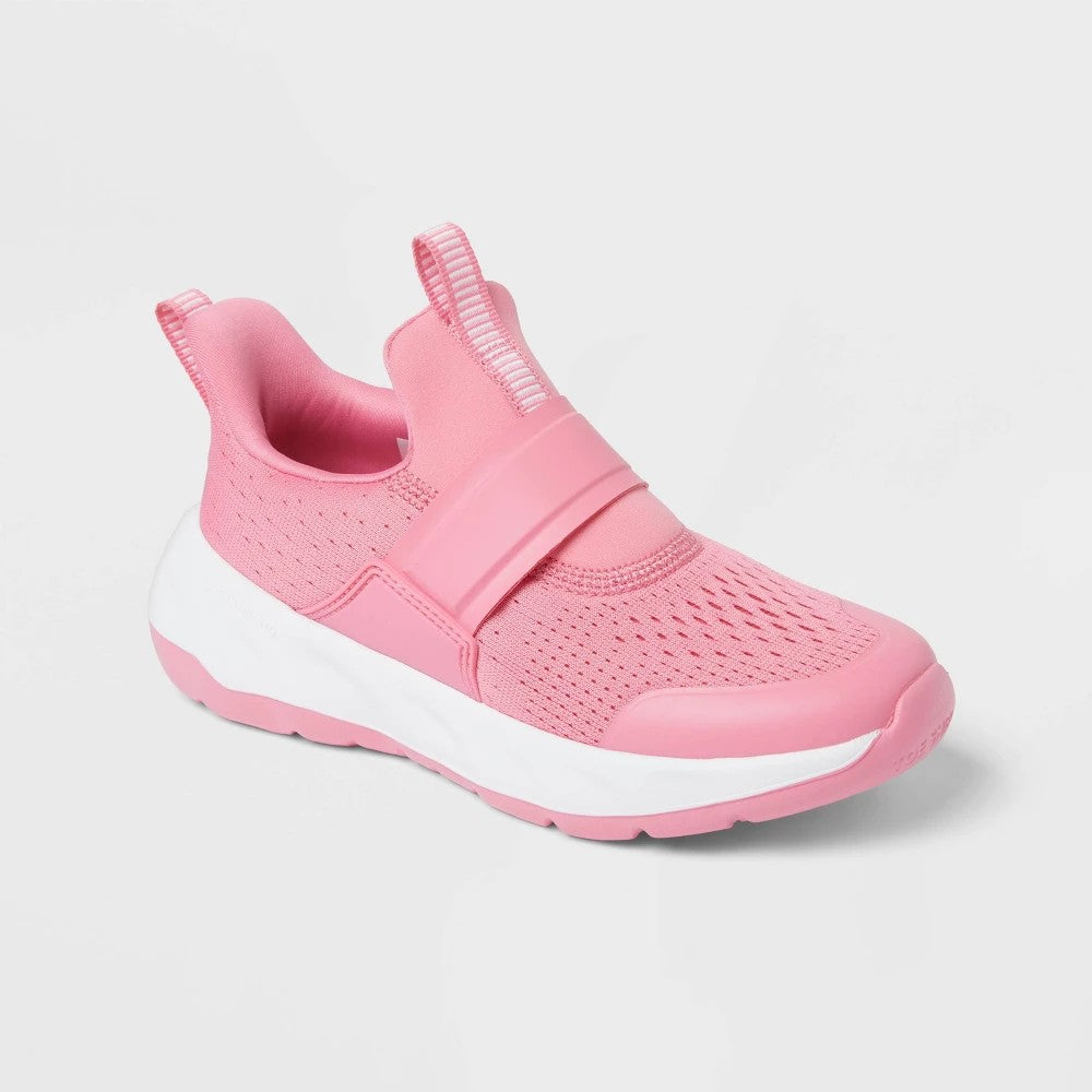 Kids' Dillon Slip-on Performance Sneakers - All in Motion™ Pink 4 - Girl