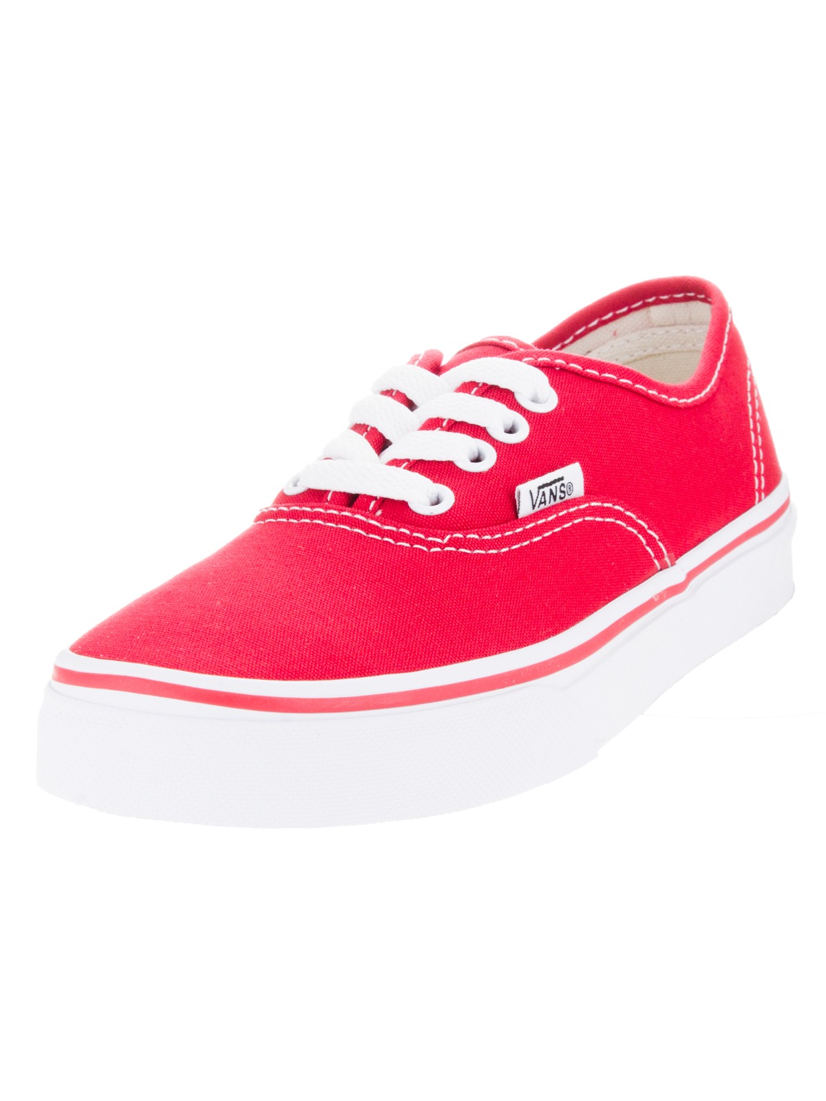 Vans Authentic Shoes Red/White - Size 12.5 boys