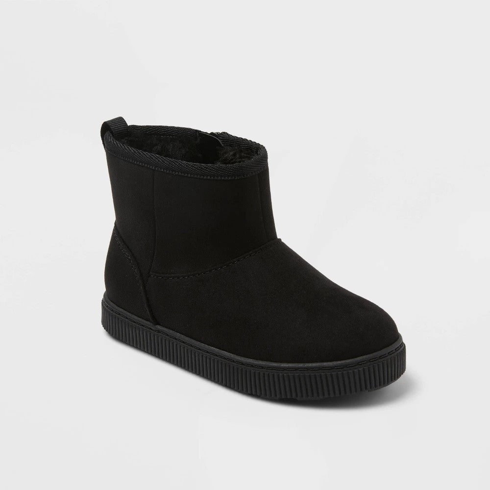 Cat & Jack Toddler Arlo Booties Black Size 11T Girl