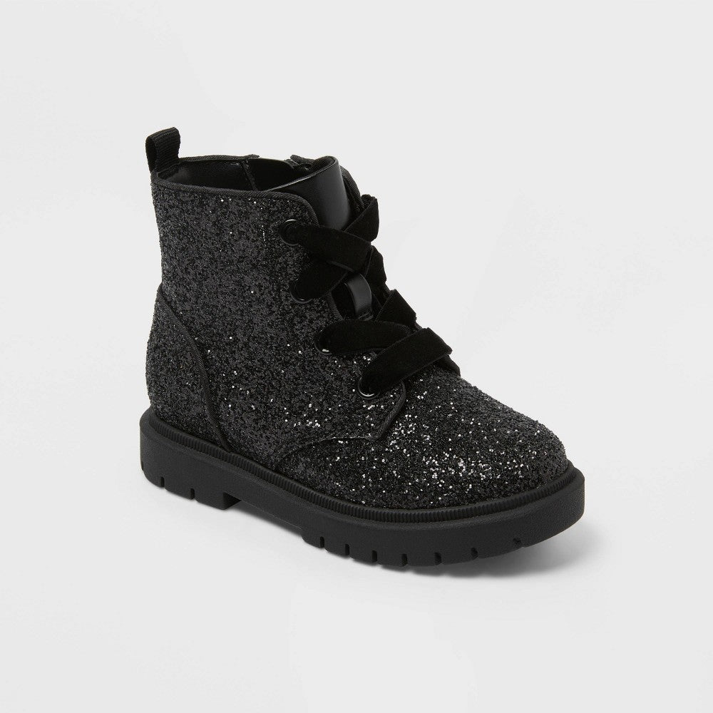 Cat & Jack Toddler Girls' Khloe Ankle Boots Black 6T