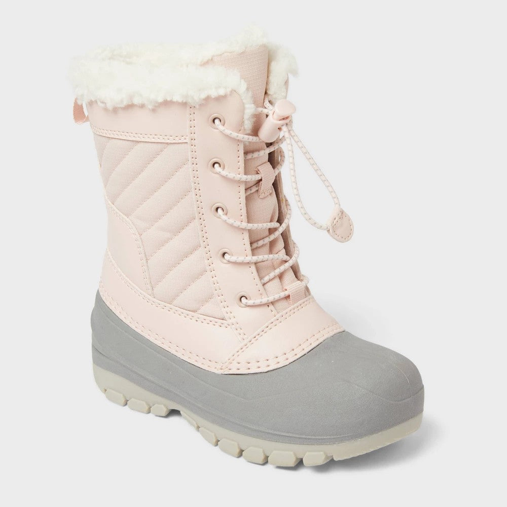 All In Motion Skylar Waterproof Snow Boots Blush Size 5 girl