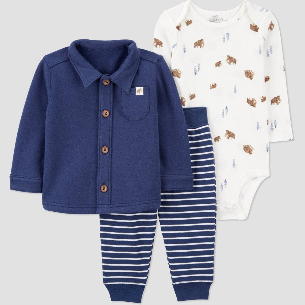 Carter's Baby Boys' 3pc Set -Size 12M