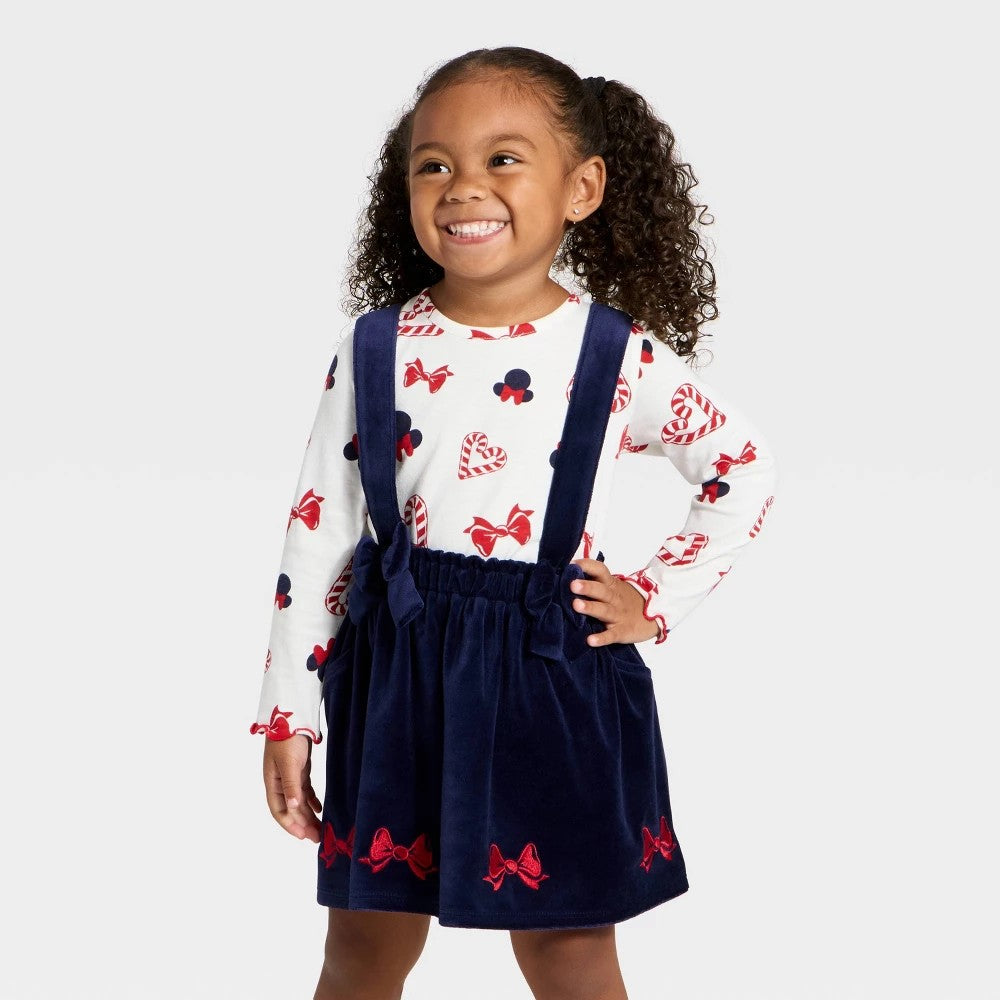 Disney Minnie Mouse toddler girls 2pc Christmas Set - Size 3T