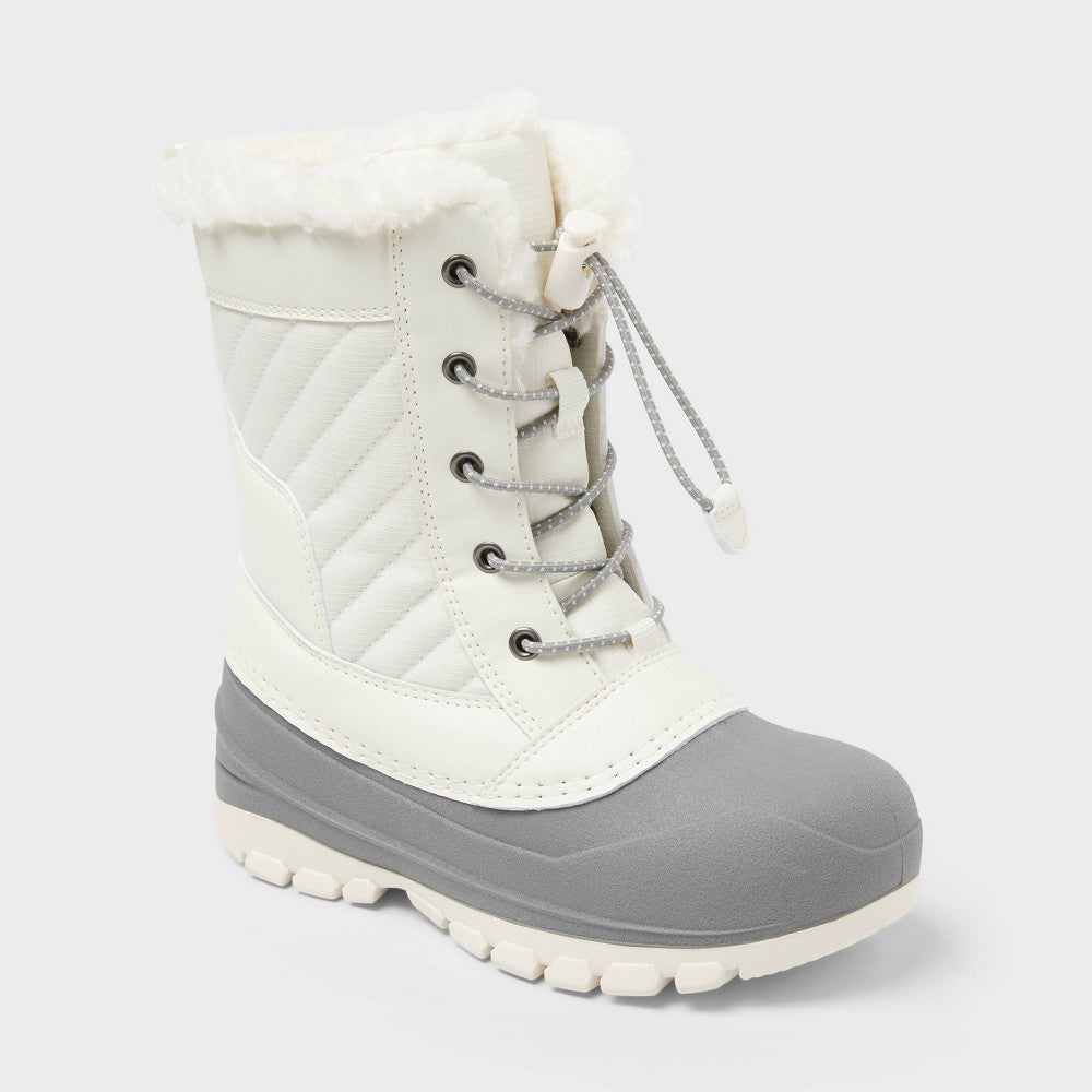 Girl Skylar Waterproof Snow Boots - All in Motion Cream 4