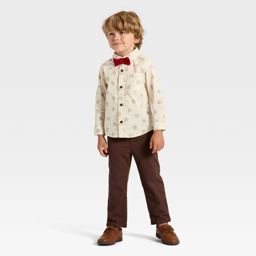 Cat & Jack Toddler Boys' 3pc Holiday Dressy Set 2T