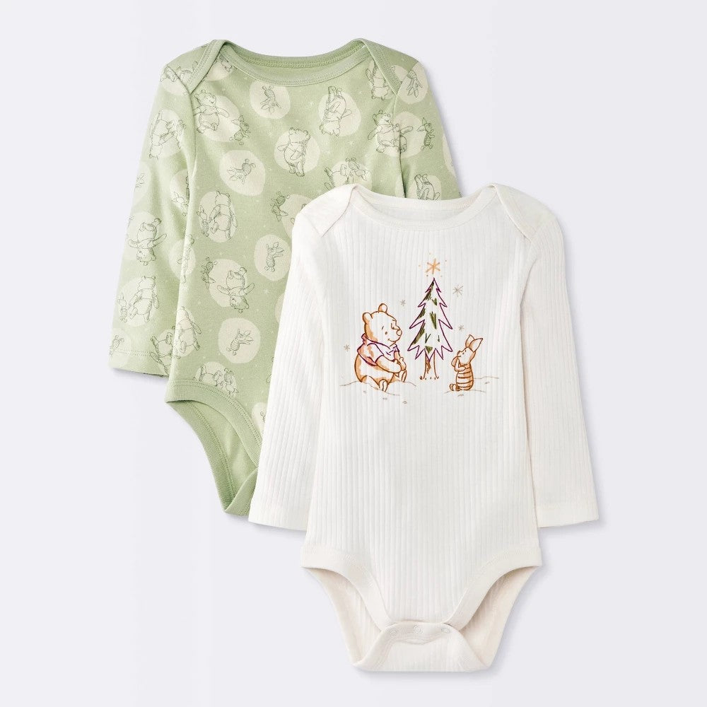 Cloud Island Winnie the Pooh Bodysuit 3-6M, Pack of 2 boys
