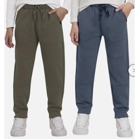Lee Boys Fleece Jogger Pants, Pack of 2, Size 10-12