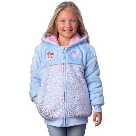 Disney girl Plush Hoodie - Size 4T - Blue/Pink
Girl