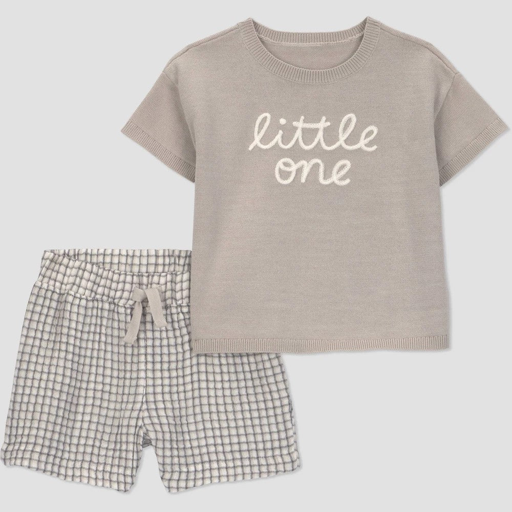 Carter's Baby Boys' Sweater Set - Brown 18M