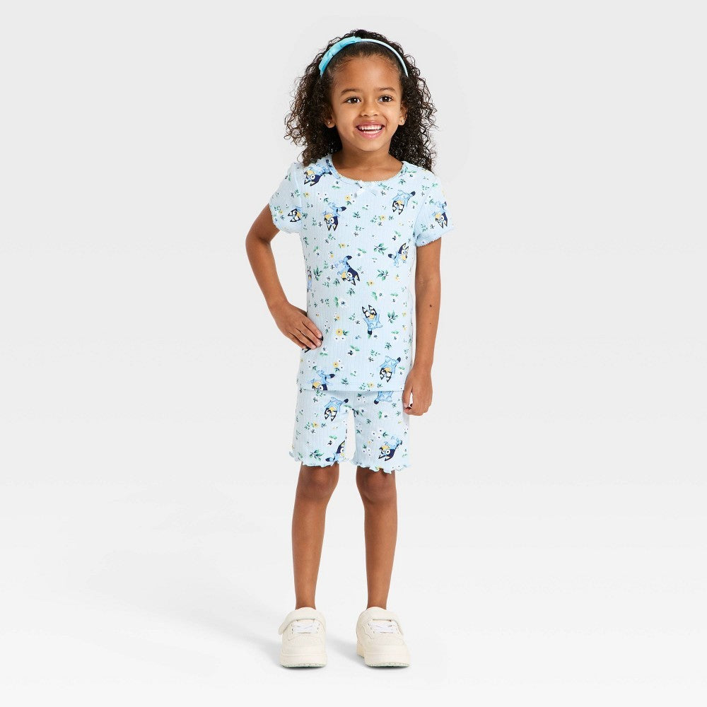 Bluey Toddler Girls' 2pc T-Shirt & Shorts Set - 18M