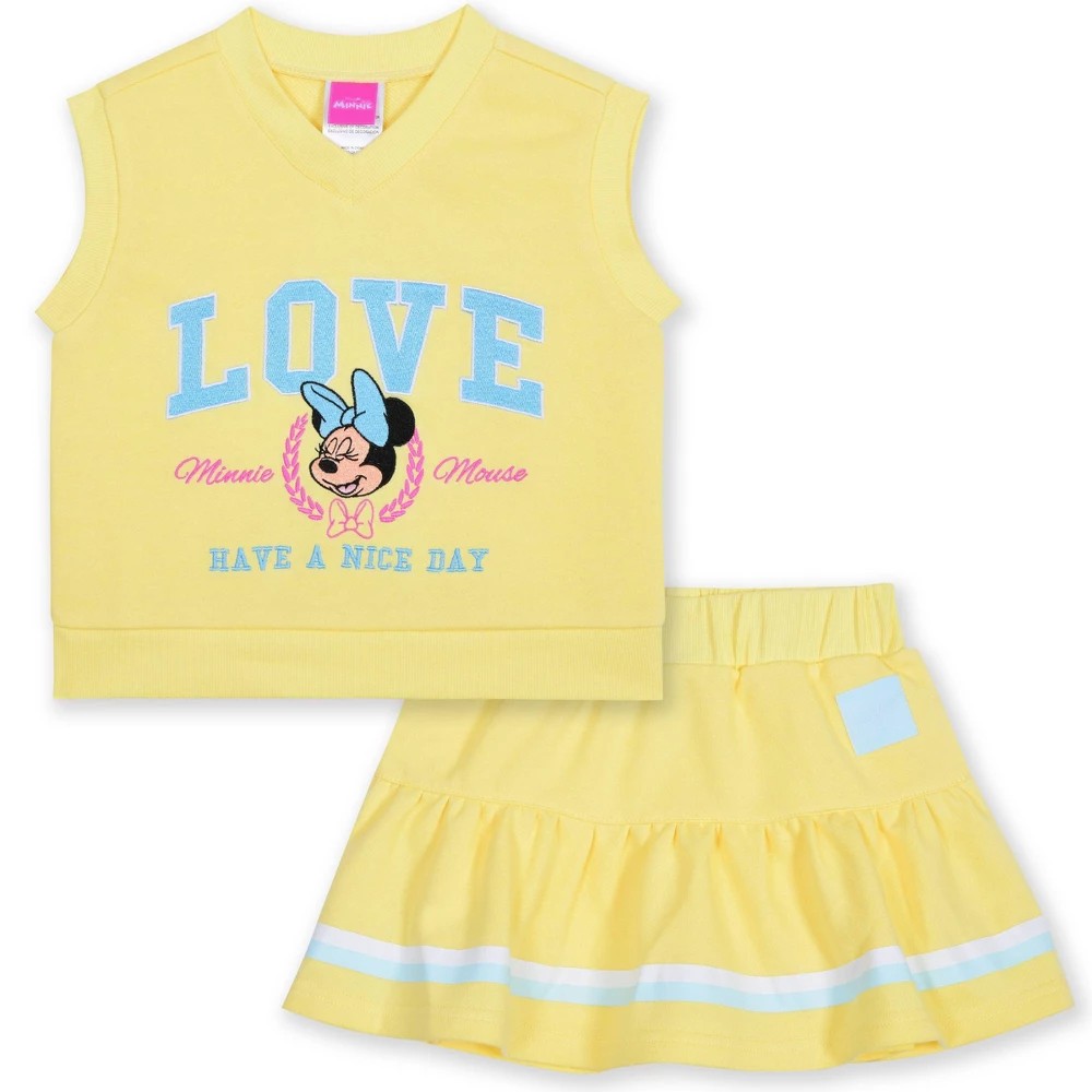 Disney Minnie Mouse 2pc Tennis Top & Skort Set Size 18M