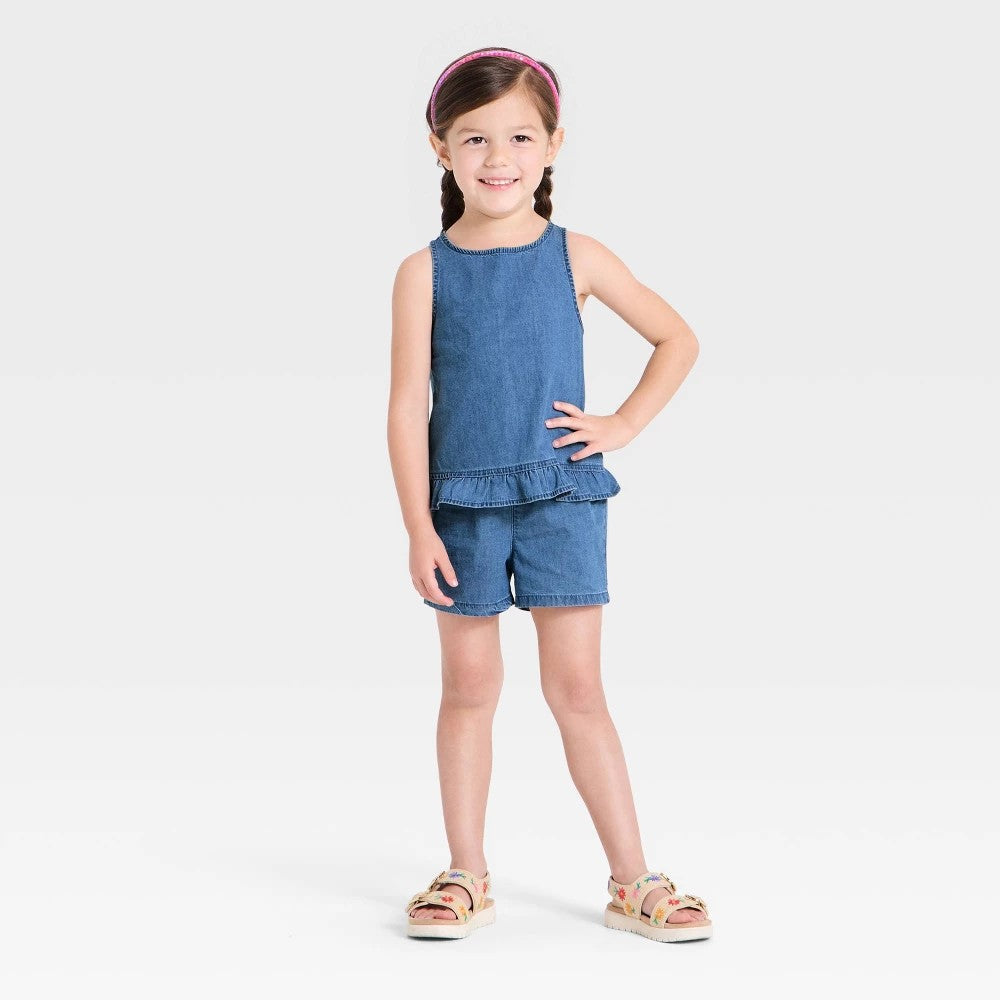 Cat & Jack Toddler Girls' Tank Top and Shorts Set 4T