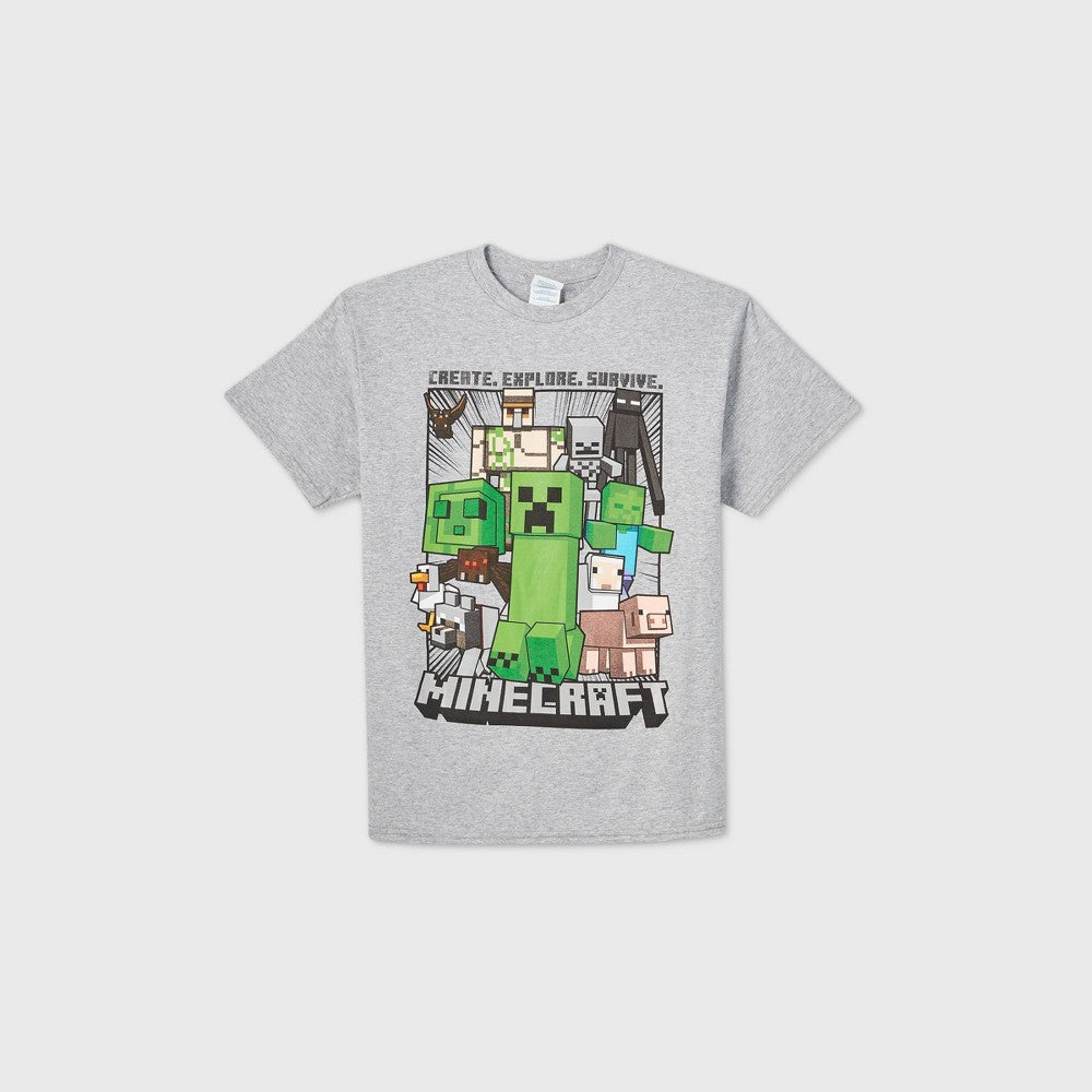 Kids' Minecraft Short Sleeve Graphic T-Shirt -