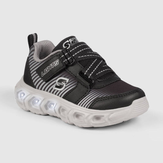 Toddler Boys' S Sport by Skechers Ayden Light-up Performance Sneakers - Black/White 5