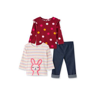 Little Me Baby Girl's 3-Piece Tee & Pants Set, Size 24 Months