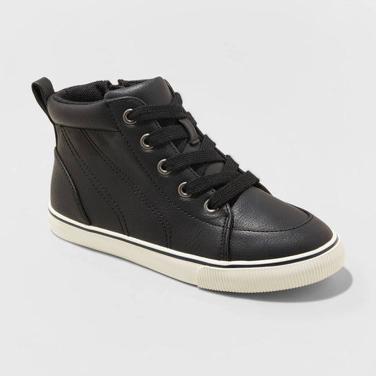 Boys' Florian Lace-Up Sneakers Black - Cat & Jack™ 5