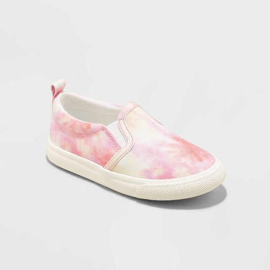 Toddler Girls' Alexus Tie-Dye Slip-on Sneakers - Cat & Jack 11, MultiColored