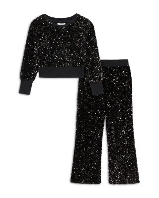 Habitual Kids Velour Sequins Pants Set Size 12 Girl