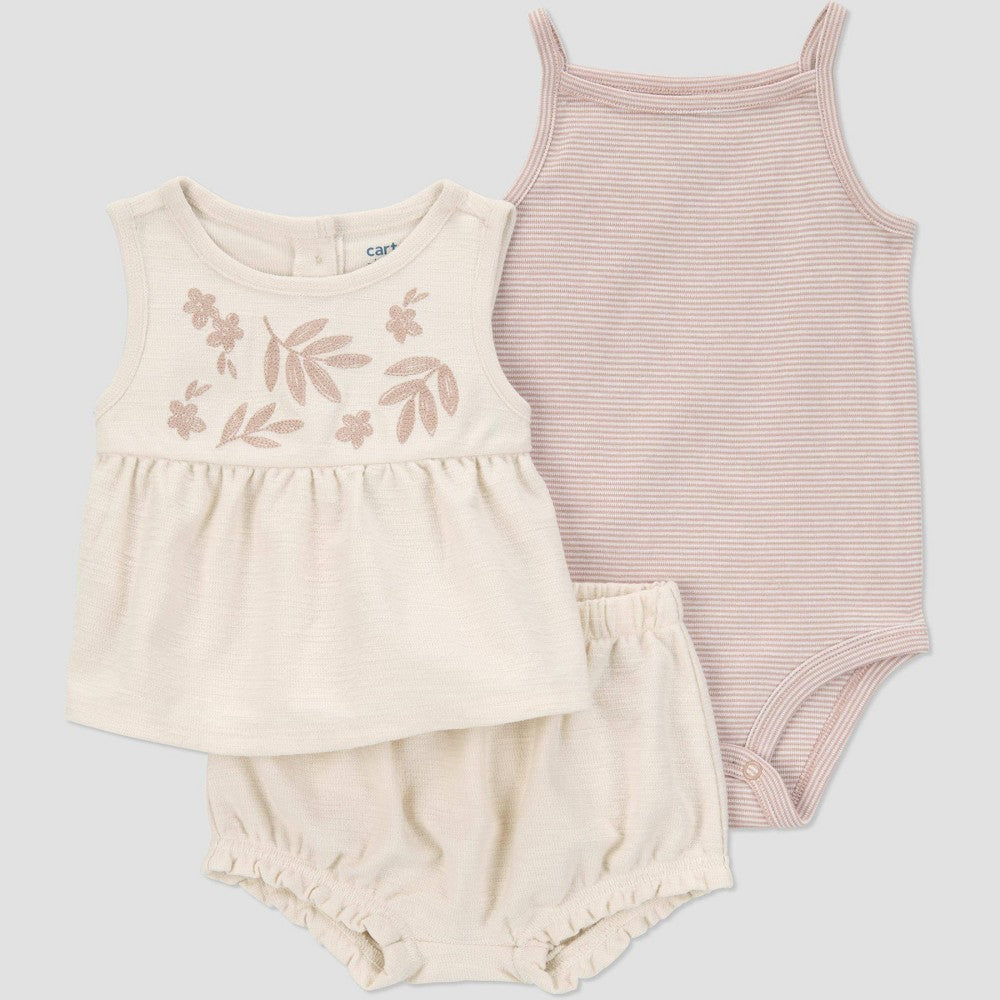 Carter's baby girl Floral Top & Bottom Set 12M