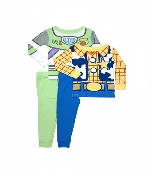 Toy Story Toddler Boys' 4pc Cotton Pajamas 18M White