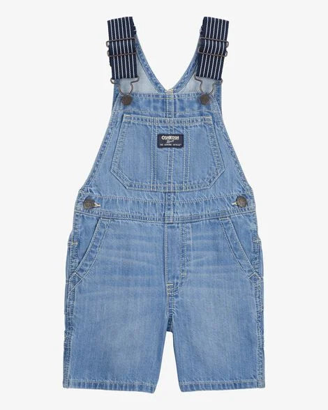 OshKosh B'gosh Toddler Boys' Denim Shortalls 4T - Medium Wash