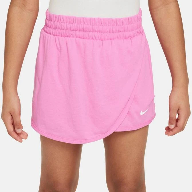 Nike Girls Breezy Mid-Rise Skort Playful Pink Size M