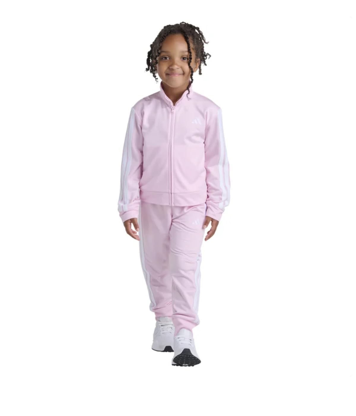 Adidas girl Tracksuit Set Size 6, Jacket and Jogger Pink