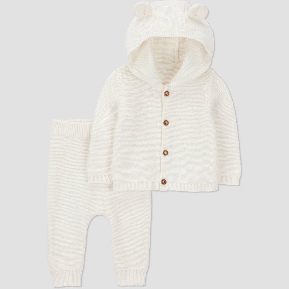 Carter's Just One You Baby 2pc Hooded Bear Set - 9M boys