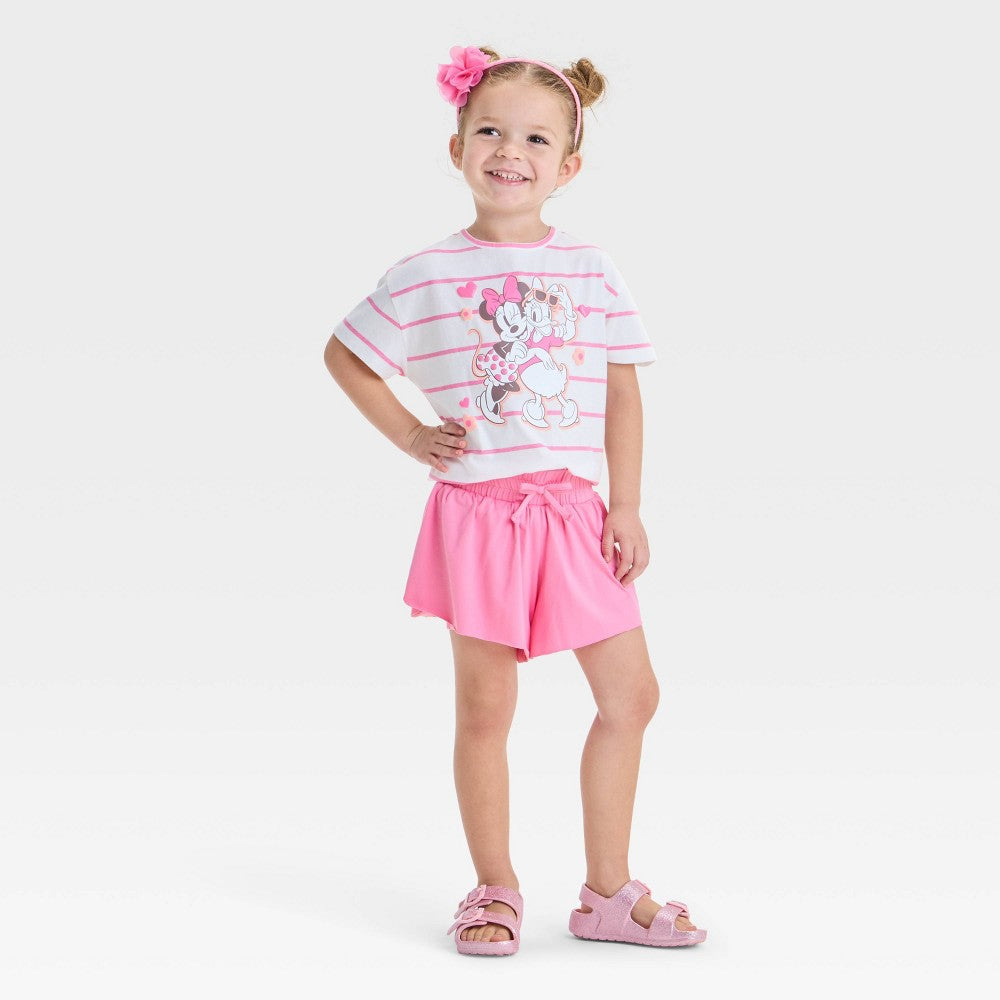 Disney Minnie & Daisy Athletic Set Pink 4T - Toddler Girls