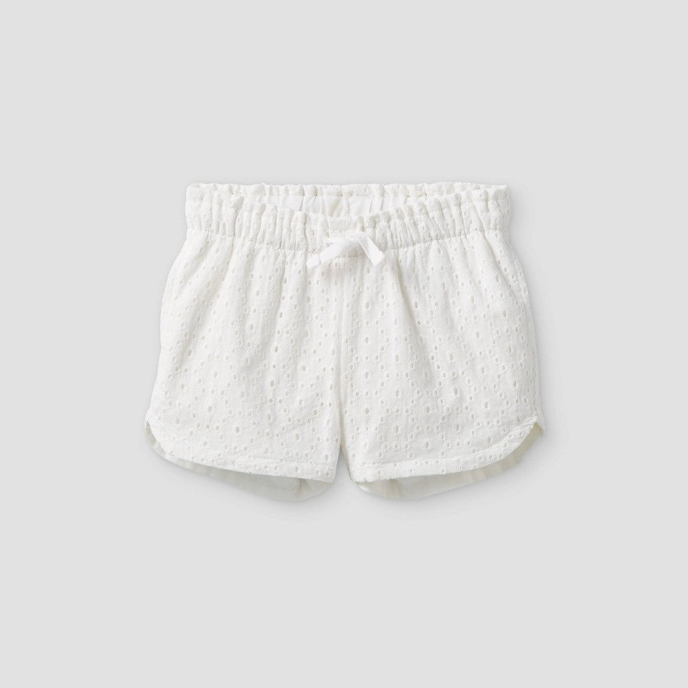Toddler Girls' Eyelet Pull-on Shorts - Cat & Jack™