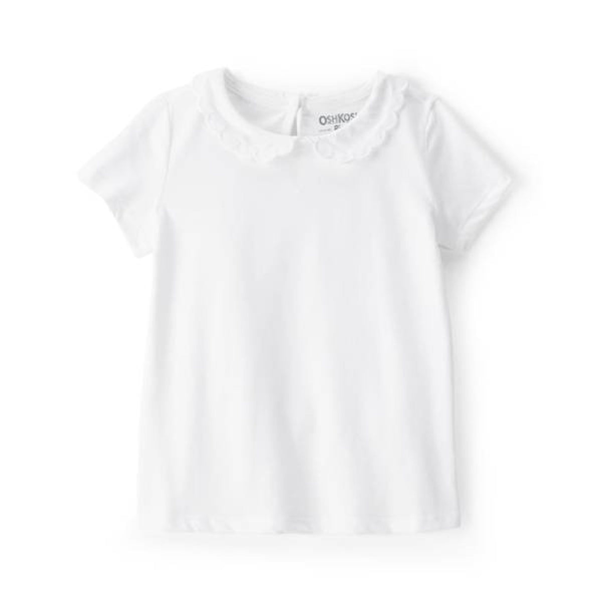 OshKosh B'gosh Girls' Peter Pan Top White 3T