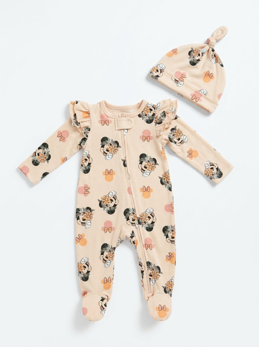 Disney Minnie Mouse Baby girl Onesie Set 3-6M