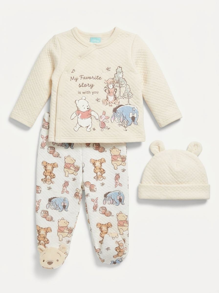 Disney Winnie the Pooh Baby boy 3pack Set 3-6M