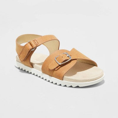 Cat & Jack Toddler Sandals Brown 10 Girl