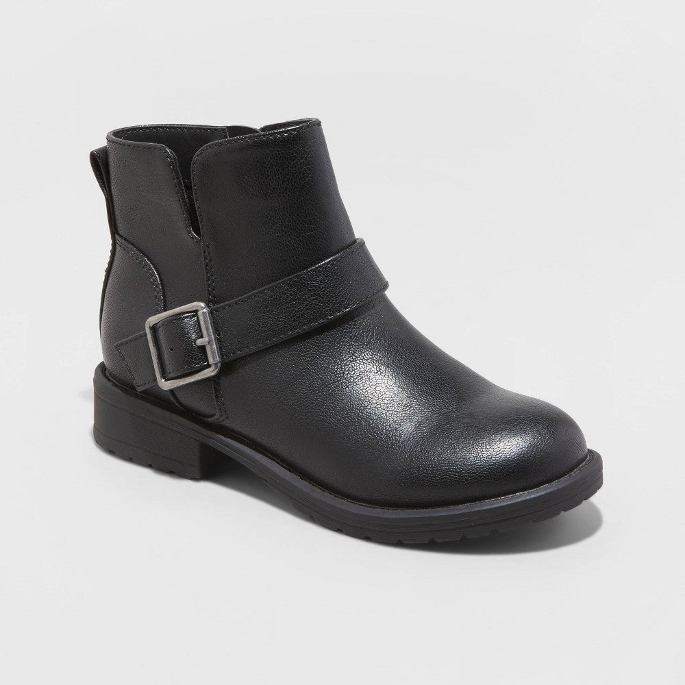 Girls' Romina Zipper Moto Boots - Art Class Stylish Zippered Ankle Boots for Girls'