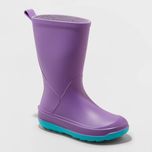 Kids' Andy Slip-on Rain Boots - Cat & Jack™ Waterproof Kids' Slip-On Rain Footwear