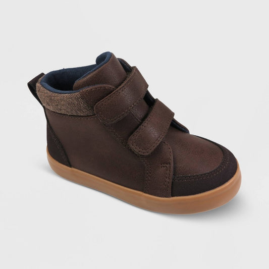 Toddler Boys' Haider Booties - Cat & Jack Brown 5