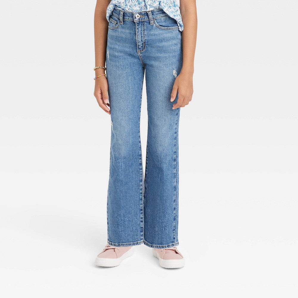 Girls' High-Rise Dad Jeans - Art Class™