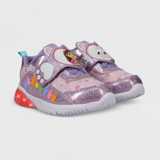 Toddler Girls' NBCUniversal Gabby's Dollhouse Athletic Sneakers - Purple 7