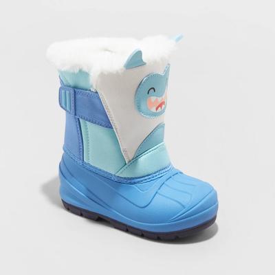 Toddler Frankie Winter Boots - Cat & Jack Blue 11 - Boy