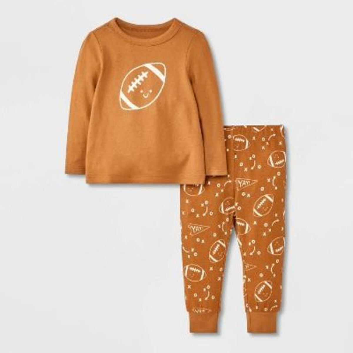 Cat & Jack Newborn Tiny Tailgator T-Shirt and Jogger Set boys
