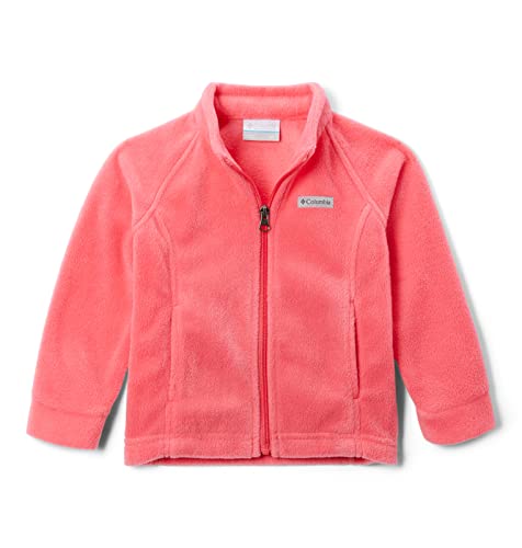 Columbia Kids Benton Springs Fleece (Little Kids/Big Kids) Girl's Fleece Bright Geranium : XL (18-20 Big Kid), Fleece/Polyester