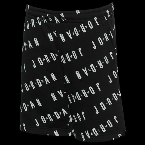 Jordan Jumpman Essentials All Out Print Shorts - Boys' Grade School Black/Black Size L